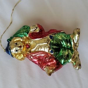 🎄 Glass Clown Ornament